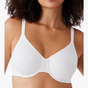 Wacoal Inside Job Unlined Underwire Bra in White size 40D